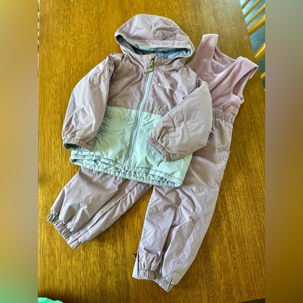 Girls Columbia Snowpant and Coat set